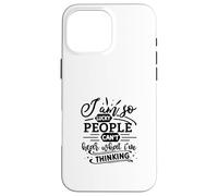 Custodia per iPhone 16 Pro Max Sono così fortunato che le persone non sanno cosa sto pensando