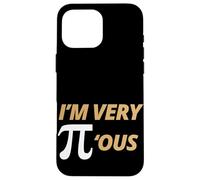 Custodia per iPhone 16 Pro Max Sono Molto Pious Divertente 3.14 Pi Day Matematica Fan Studente Insegnante