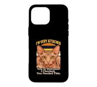 Custodia per iPhone 16 Pro Max Sphynx Cat Sono molto affezionato, per favore, ne avevo bisogno