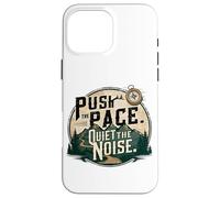 Custodia per iPhone 16 Pro Max Spingere il ritmo è la motivazione per l'escursionismo