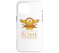 Custodia per iPhone 16 Pro Max SPQR - La gloria di Roma è eterna - Aquila Romana
