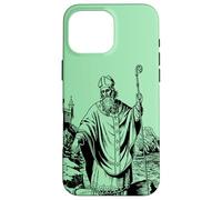 Custodia per iPhone 16 Pro Max St Patrick Catholic Saint Patricks Day Snakes Irlanda