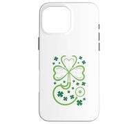 Custodia per iPhone 16 Pro Max St Patrick's Day Nurse Doctor Stethoscope Shamrock RN MD
