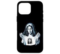 Custodia per iPhone 16 Pro Max St Veronica Velo Volto Santo Devozione Cattolica Santo Nome Gesù