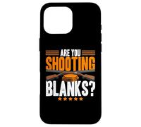 Custodia per iPhone 16 Pro Max Stai sparando spazi vuoti Clay Pigeon Trap Shooting Skeet Men