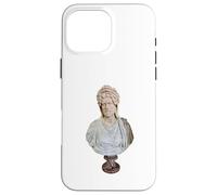 Custodia per iPhone 16 Pro Max Statua del busto dell'imperatore bizantino di Costantino XI Paleologo