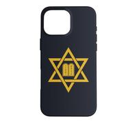 Custodia per iPhone 16 Pro Max Stella di David Dieci Comandamenti Israele Ebraico Magen Art