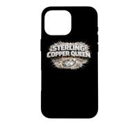 Custodia per iPhone 16 Pro Max Sterling Copper Queen creare gioielli con avvolgimento di