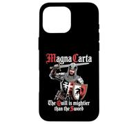 Custodia per iPhone 16 Pro Max Storia Medievale Magna Carta Parlamento E Diritti Civili