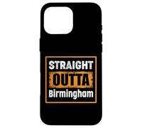 Custodia per iPhone 16 Pro Max Straight Outta Birmingham, Alabama, USA, stile retrò invecchiato