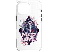 Custodia per iPhone 16 Pro Max Suicide Squad Harley Quinn & Joker Mad Love