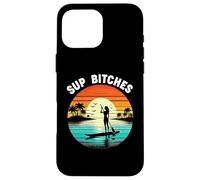 Custodia per iPhone 16 Pro Max SUP Bitches Paddleboard Paddle Board Boarding Ragazze Donne