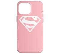 Custodia per iPhone 16 Pro Max Supergirl White & Pink Shield