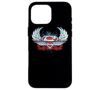 Custodia per iPhone 16 Pro Max Superman Chrome Wings Shield