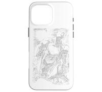 Custodia per iPhone 16 Pro Max Superman Exploding Space Sketch