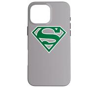Custodia per iPhone 16 Pro Max Superman Green & White Classic Shield