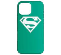 Custodia per iPhone 16 Pro Max Superman Green & White Shield