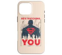 Custodia per iPhone 16 Pro Max Superman He's Watching You