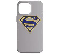 Custodia per iPhone 16 Pro Max Superman Maize & Blue Shield Grey