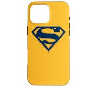 Custodia per iPhone 16 Pro Max Superman Navy & Gold Shield