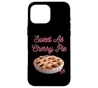 Custodia per iPhone 16 Pro Max Sweet As Cherry Cream Pie Divertente sarcastico ciliegie detti