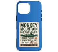 Custodia per iPhone 16 Pro Max T-shirt Punch Monkey Primate Highland Adventure Advice