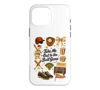 Custodia per iPhone 16 Pro Max Take Me Out to the Ball Gioco Vintage Duck