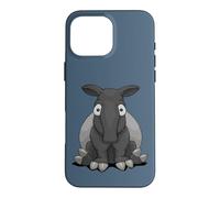 Custodia per iPhone 16 Pro Max Tapiro comico divertente casual e stupefacente