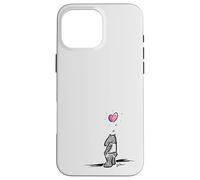 Custodia per iPhone 16 Pro Max Tapiro triste con un cuore per la solidarietà e la comunità