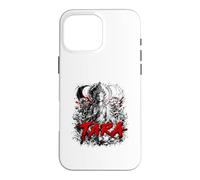 Custodia per iPhone 16 Pro Max Tara Dea buddista Lotus Moon Phases Meditazione