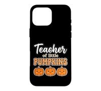 Custodia per iPhone 16 Pro Max Teacher of Little Pumpkins Fall Back to School