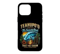 Custodia per iPhone 16 Pro Max Teahupo'o Tahiti Nui Polynesia Cavalca la leggenda Surf Addicted