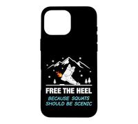 Custodia per iPhone 16 Pro Max Telemark Skiing Squats Should Be Scenic