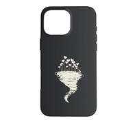 Custodia per iPhone 16 Pro Max Tempesta con cuori d'amore
