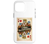 Custodia per iPhone 16 Pro Max Termostato termico ad aria con parodia del padre e del re