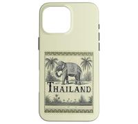 Custodia per iPhone 16 Pro Max Thailand Vintage Inspired Antique Aesthetic Elephant Lover