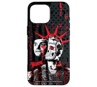 Custodia per iPhone 16 Pro Max The Boys Homelander Statue of Liberty Skull Graffiti TV Show