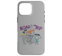 Custodia per iPhone 16 Pro Max The Flintstones Barney Fred Wilma Road Trip
