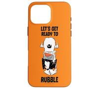 Custodia per iPhone 16 Pro Max The Flintstones Barney Let's Get Ready to Rubble