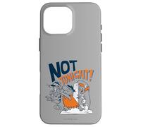 Custodia per iPhone 16 Pro Max The Flintstones Fred Wilma Not Tonight