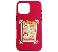 Custodia per iPhone 16 Pro Max The Flintstones Fred Wilma The Gang's All Here