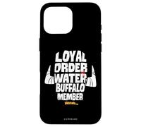 Custodia per iPhone 16 Pro Max The Flintstones Loyal Order of Water Buffalo