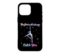 Custodia per iPhone 16 Pro Max The Floor Will Catch You, regalo divertente da donna aerea