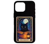 Custodia per iPhone 16 Pro Max The Hermit Gatto Carta Dei Tarocchi