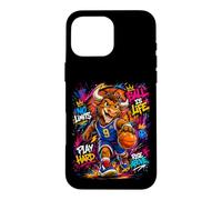 Custodia per iPhone 16 Pro Max The Legend Basketball Player Graffiti Graphic Art