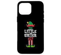 Custodia per iPhone 16 Pro Max The Little Sister Elf, divertente gruppo familiare di Natale