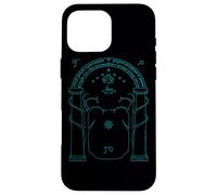 Custodia per iPhone 16 Pro Max The Lord of the Rings Doors of Durin