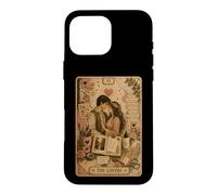 Custodia per iPhone 16 Pro Max The Lovers Tarot Card Scrapbook Design