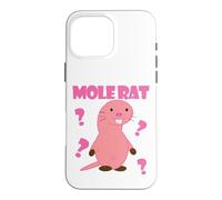Custodia per iPhone 16 Pro Max The Mole Rat - Simpatico disegno di opera d'arte digitale