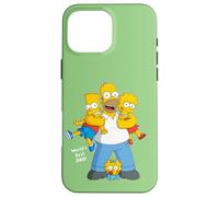 Custodia per iPhone 16 Pro Max The Simpsons Homer Simpson World's Best Dad Father's Day